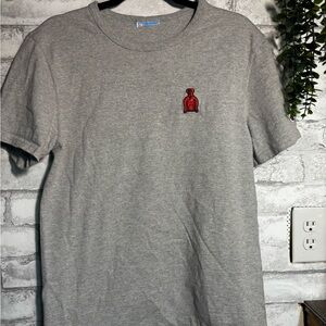 Champion Gray T-Shirt with Red Logo